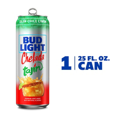 Bud Light Chelada Tajin Chile Limon Beer Tall Can -  25 Fl. Oz. - Image 2