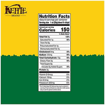Kettle Krinkle Cut Potato Chips Dill Pickle - 8.5 Oz - Image 4