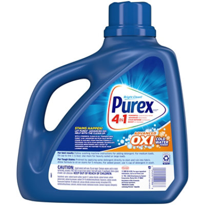 Purex Plus Oxi Fresh Morning Burst Liquid Laundry Detergent - 128 Fl. Oz. - Image 4