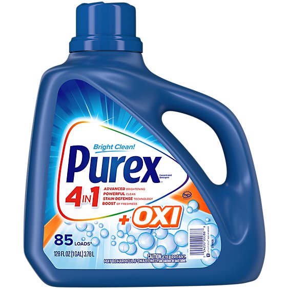 Purex Plus Oxi Fresh Morning Burst Liquid Laundry Detergent - 128 Fl. Oz.