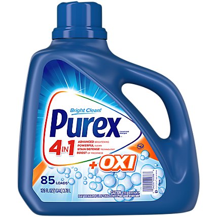 Purex Plus Oxi Fresh Morning Burst Liquid Laundry Detergent - 128 Fl. Oz. - Image 1