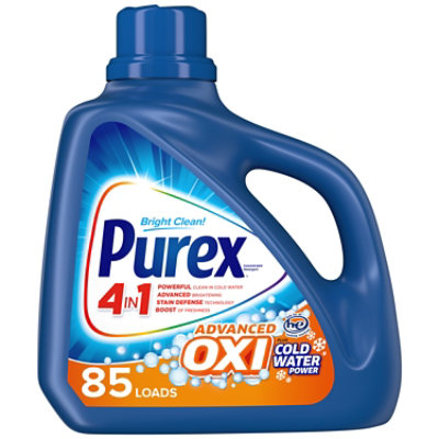 Purex Plus Oxi Fresh Morning Burst Liquid Laundry Detergent 128 Fl 