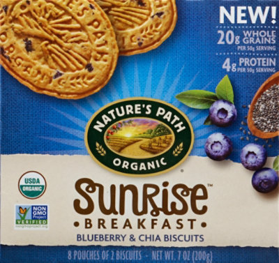 Natures Path Bars Brkfst Blbrry Chia - 7 Oz - Image 2