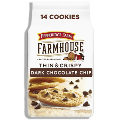 Pepperidge Farm Farmhouse Thin and Crispy Dark Chocolate Chip Cookies - 6.9 Oz - Image 1