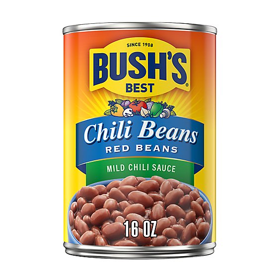 BUSH'S BEST Red Beans in a Mild Chili Sauce - 16 Oz