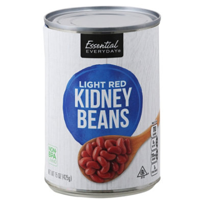 Essential Everyday Beans Kidney Light Red 15 Oz Haggen