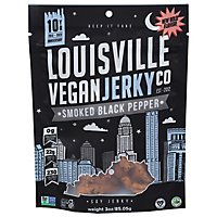 Louisville Bourbon Smoked Pepper Vegan Jerky - 3 Oz - Image 1