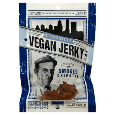 Louisville Bourbon Smoked Chipotle Vegan Jerky - 3 Oz