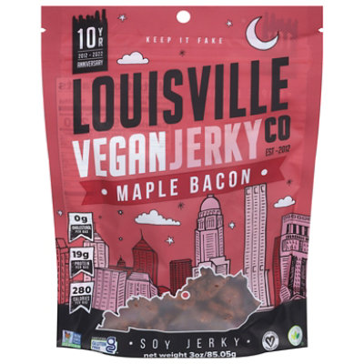 Louisville Maple Bacon Vegan Jerky - 3 Oz - Image 3