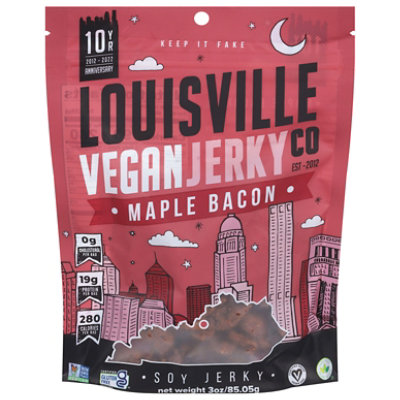 Louisville Maple Bacon Vegan Jerky - 3 Oz - Image 2