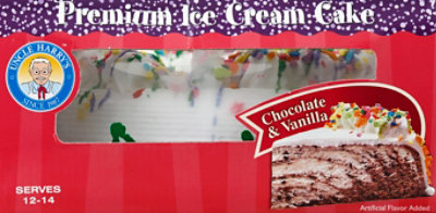 Cake Ice Cream 8 Inch Chocolate & Vanilla - 60 Oz - Image 2