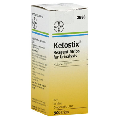 Ames Ketostix Reagent Strips - 50 Count - Image 1