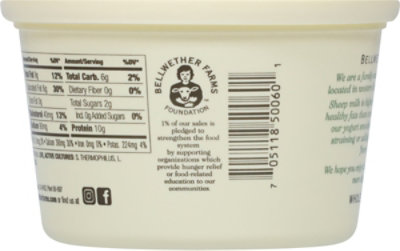 Bellwether Farms Yogurt Sheep Plain - 16 Oz - Image 6