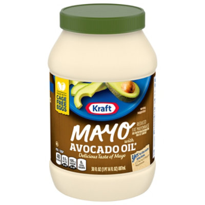 Kraft Mayo with Avocado Oil Reduced Fat Mayonnaise Jar - 30 Fl. Oz. - Image 4