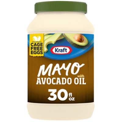 Kraft Mayo with Avocado Oil Reduced Fat Mayonnaise Jar - 30 Fl. Oz. - Image 1