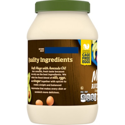 Kraft Mayo with Avocado Oil Reduced Fat Mayonnaise Jar - 30 Fl. Oz. - Image 6