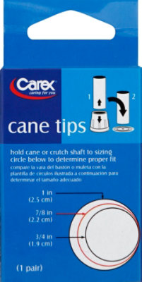 Carex Cane Tips Gray 3/4 In - Each - Image 3