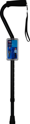 Carex Aluminum Offset Black Cane - Each - Image 2
