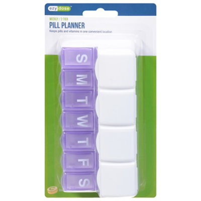 7 Day Pill Reminder With Vitamin Storage - Each - Image 3