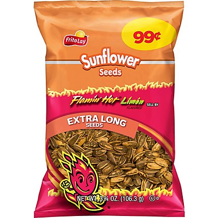 Frito Lay Sunflower Seeds Flamin Hot Limon - 3.75 Oz - Image 2