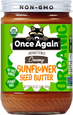 Once Again Organic Sunflower Seed Nut Butter - 16 Oz - Image 2