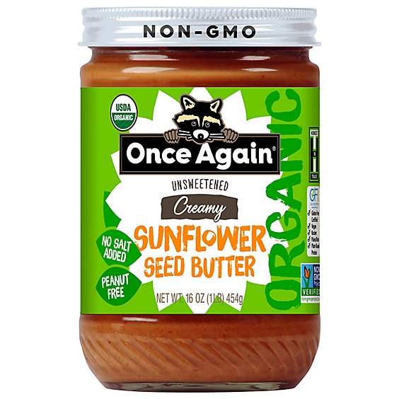 Once Again Organic Sunflower Seed Nut Butter - 16 Oz