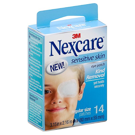 3M Nexcare Eye Patch Sensitive Skin - 14 Count - Jewel-Osco