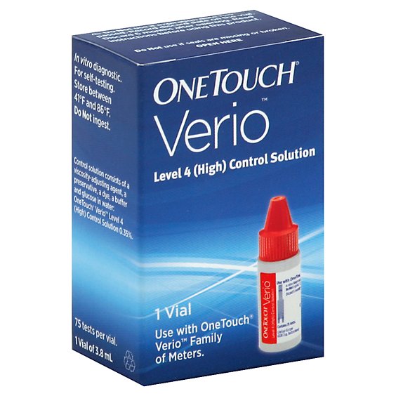 Onetouch Verio Level 4 Control Solution - 3.8 Ml