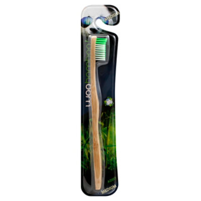 Woobamboo Toothbrush Adult Med - 1 Each - Image 1