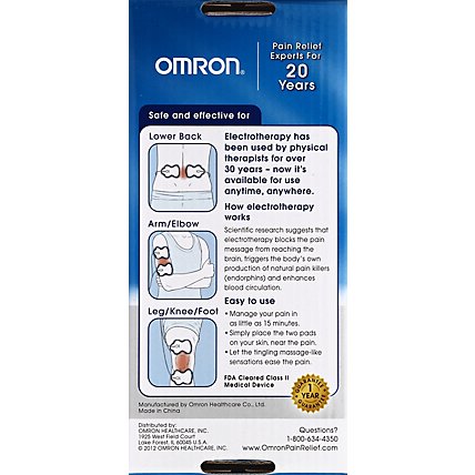 Omron Electrotherapy Pain Relief Device, Pm3030 - Each - Image 3
