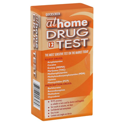 At Home 12 Panel Drug Test - Each