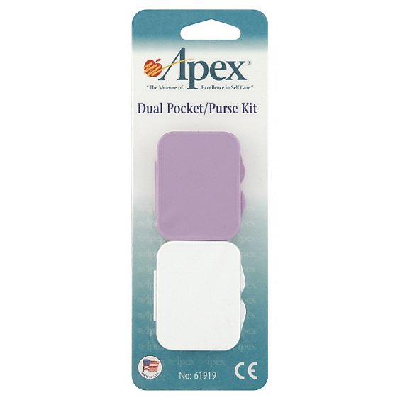 Apex Pocket/Purse Pill Boxes 2 Pack - Each