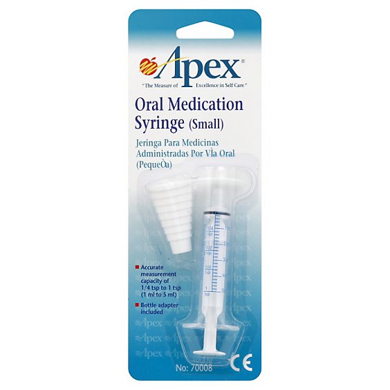 Apex Oral Syringe Small - Each