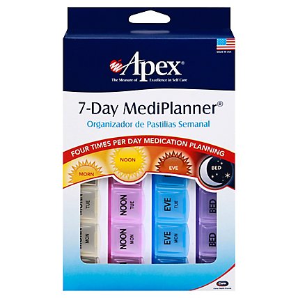 Apex 7 Day Medi Planner - Each - Image 3