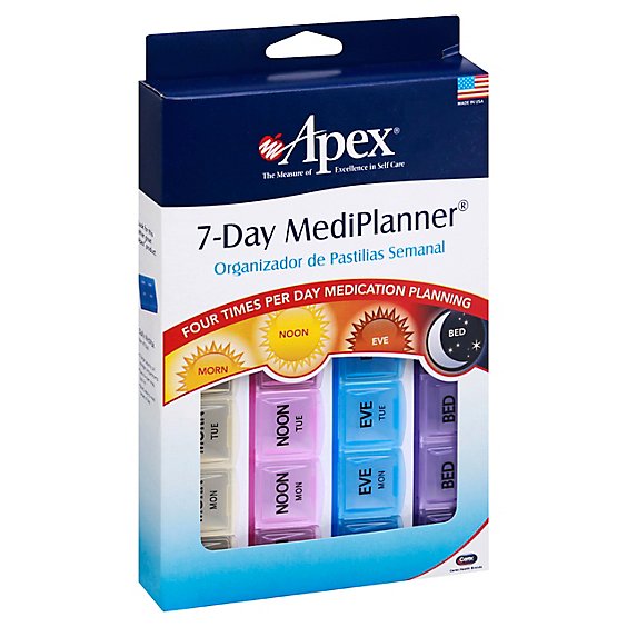 Apex 7 Day Medi Planner - Each