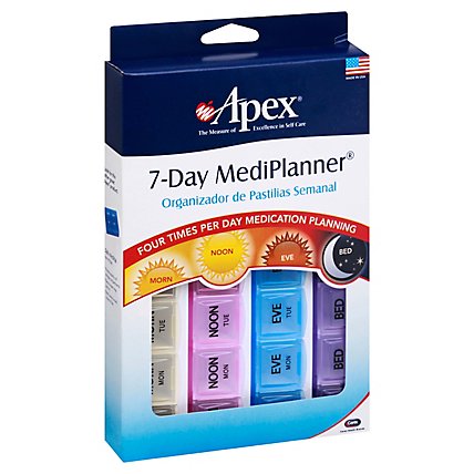Apex 7 Day Medi Planner - Each - Image 1