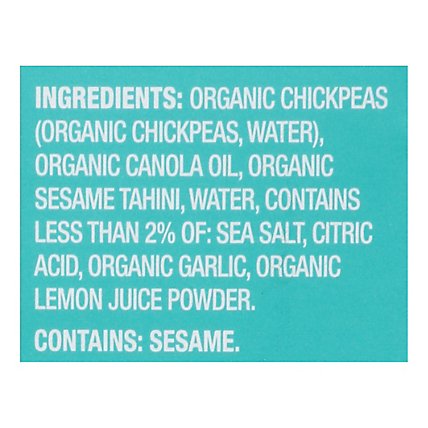 O Organic Traditional Hummus Snack Cups - 5-2 Oz. - Image 5
