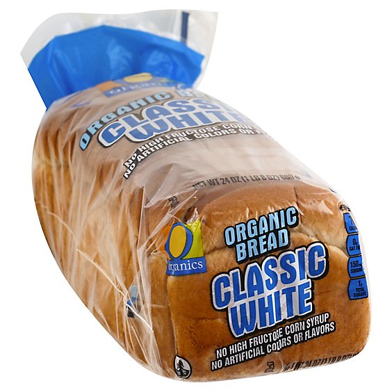 O Organics Bread White Classic - 24 Oz