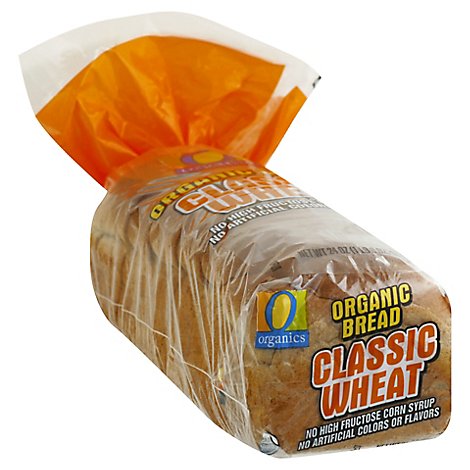O Organics Bread Whole Wheat Classic - 24 Oz