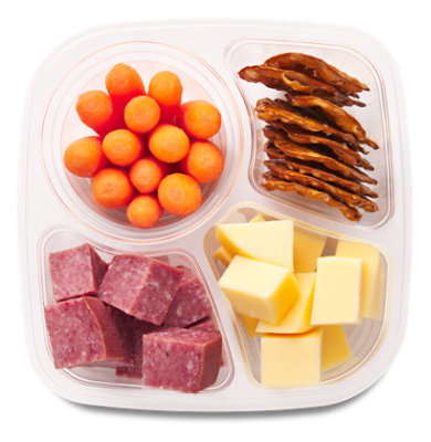 Boars Head Snacker Beef Salami Smoked Gouda Cheese - 9 Oz (690 Cal)