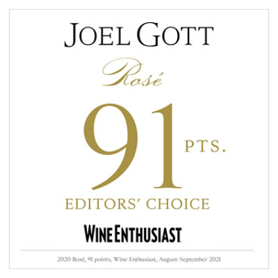 Joel Gott Central Coast Rose Wine 13.6% ABV Bottle - 750 Ml - Image 3