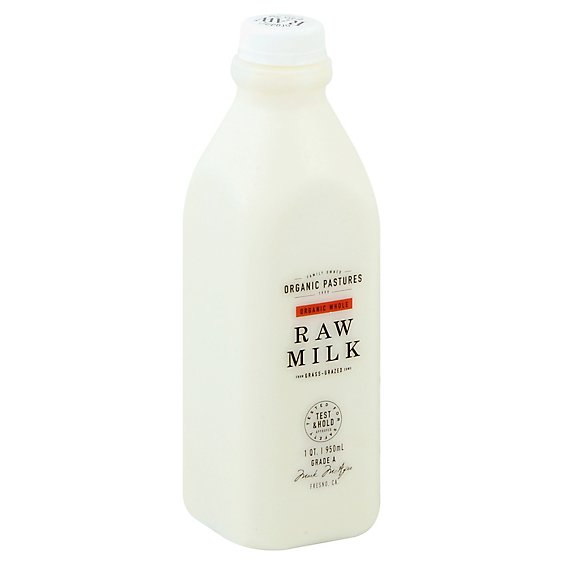 Org Pstrs Grd A Raw Milk Whole Milk - Quart