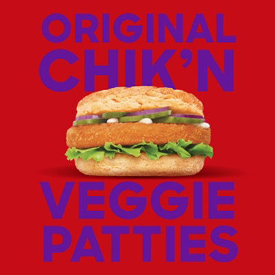 Boca Original Vegan Chiken Veggie Patties Box - 4 Count - Image 2