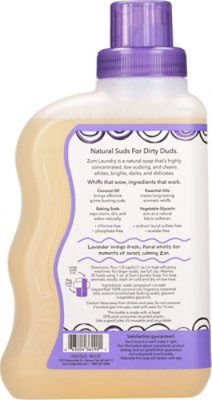 Zum Clean Laundry Soap Aromatherapy Lavender Jug - 32 Fl. Oz. - Image 5