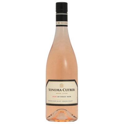 Sonoma-Cutrer Rose Pinot Noir Wine 2019 23.8 Proof In Bottle - 750 Ml - Image 1