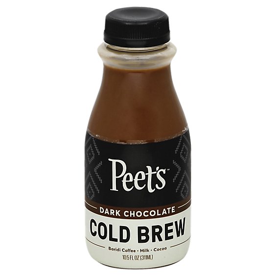 Peets Cold Brew Dark Chocolate Plastic - 10.5 Fl. Oz.