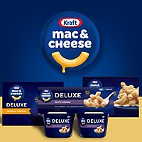 Kraft Deluxe White Cheddar Macaroni & Cheese Dinner Cups - 4-2.39 Oz - Image 9