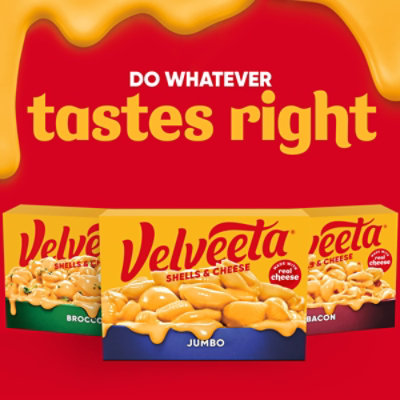 Velveeta Shells & Cheese Jumbo Shell Pasta & Cheese Sauce Meal Box - 10.1 Oz - Image 6