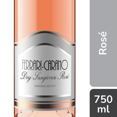 Ferrari Carano Dry Sangiovese Rose Wine - 750 Ml