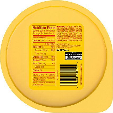 Oscar Mayer Thick Cut Beef Bologna Sliced Lunch Meat Pack - 16 Oz - Image 5